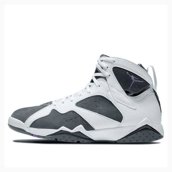 Nike Retro Flint Koripallokengät Miesten Air Jordan 7 Valkoinen Harmaat | JD-497ME