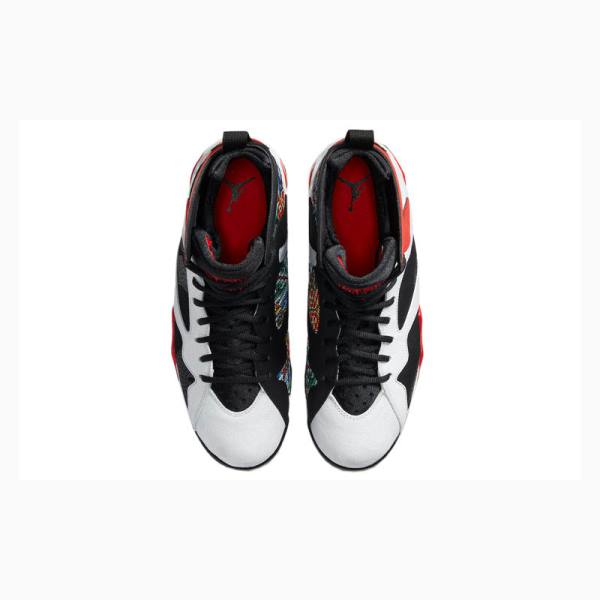 Nike Retro GC China Edition Koripallokengät Miesten Air Jordan 7 Valkoinen Mustat Punainen | JD-375JP