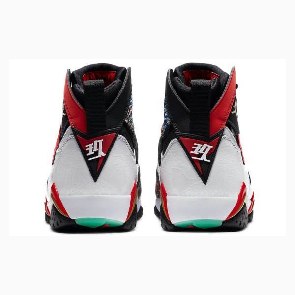 Nike Retro GC China Edition Koripallokengät Miesten Air Jordan 7 Valkoinen Mustat Punainen | JD-375JP