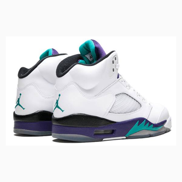 Nike Retro Grape Koripallokengät Miesten Air Jordan 5 Valkoinen Violetit | JD-850WE