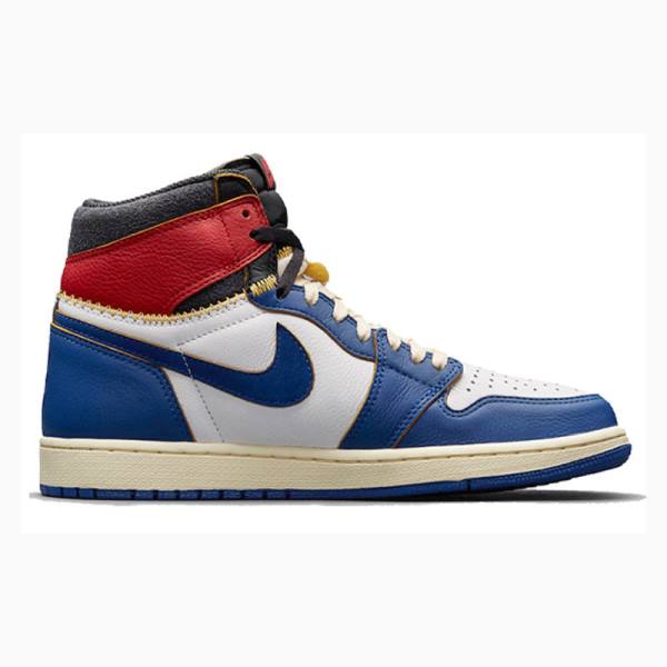 Nike Retro HI NRG UN Union Los Angeles Koripallokengät Miesten Air Jordan 1 Sininen Punainen | JD-896MX