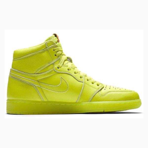 Nike Retro HI OG G8RD Gatorade Koripallokengät Miesten Air Jordan 1 Keltainen Vihreä | JD-467IL