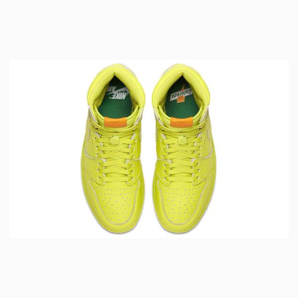 Nike Retro HI OG G8RD Gatorade Koripallokengät Miesten Air Jordan 1 Keltainen Vihreä | JD-467IL