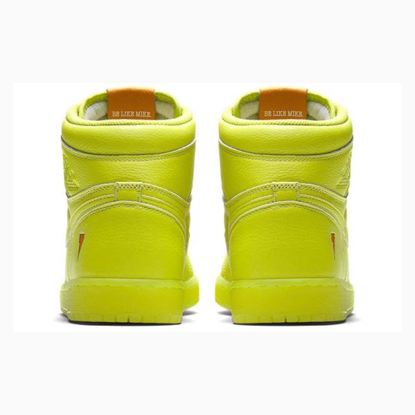 Nike Retro HI OG G8RD Gatorade Koripallokengät Miesten Air Jordan 1 Keltainen Vihreä | JD-467IL