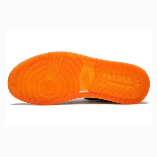 Nike Retro HI OG SL Satin - Shattered Backboard Koripallokengät Naisten Air Jordan 1 Mustat Oranssi | JD-873KZ