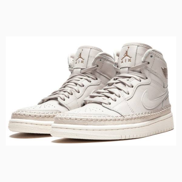 Nike Retro HI PRM Desert Sand Koripallokengät Naisten Air Jordan 1 Beige | JD-504GR