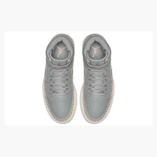 Nike Retro HI PRM Mica Bronze Koripallokengät Naisten Air Jordan 1 Harmaat | JD-341TU