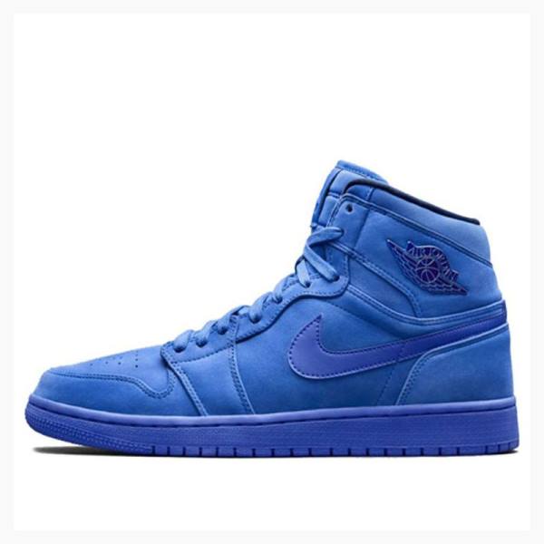 Nike Retro HI PRM Mokka - Void Koripallokengät Naisten Air Jordan 1 Sininen | JD-420WX