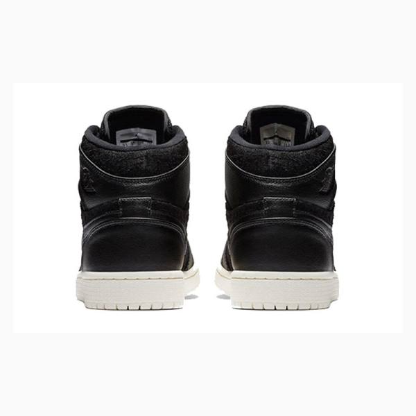 Nike Retro HI PRM Sail Koripallokengät Naisten Air Jordan 1 Mustat | JD-329WV