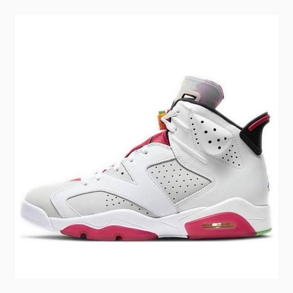 Nike Retro Hare Koripallokengät Miesten Air Jordan 6 Valkoinen Pinkki | JD-813QP