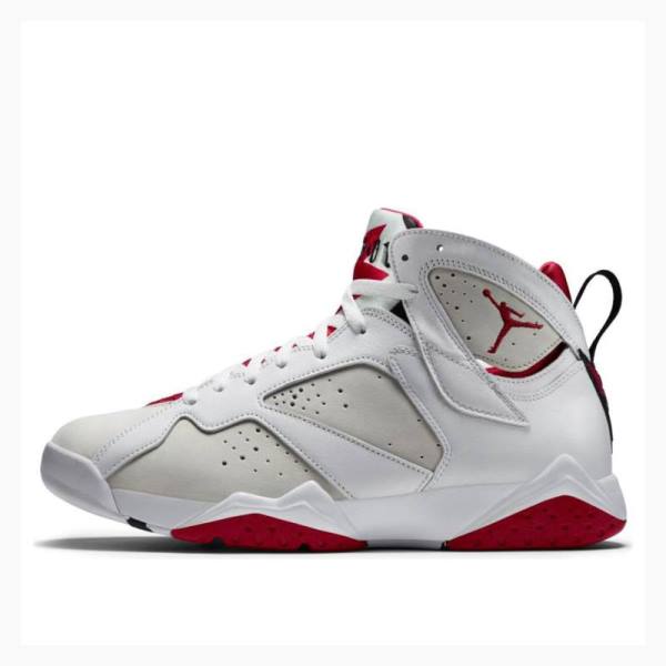 Nike Retro Hare Koripallokengät Miesten Air Jordan 7 Valkoinen Punainen | JD-819IO