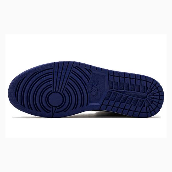 Nike Retro High Deep Royal Kiiltonahka Koripallokengät Miesten Air Jordan 1 Violetit | JD-732SA