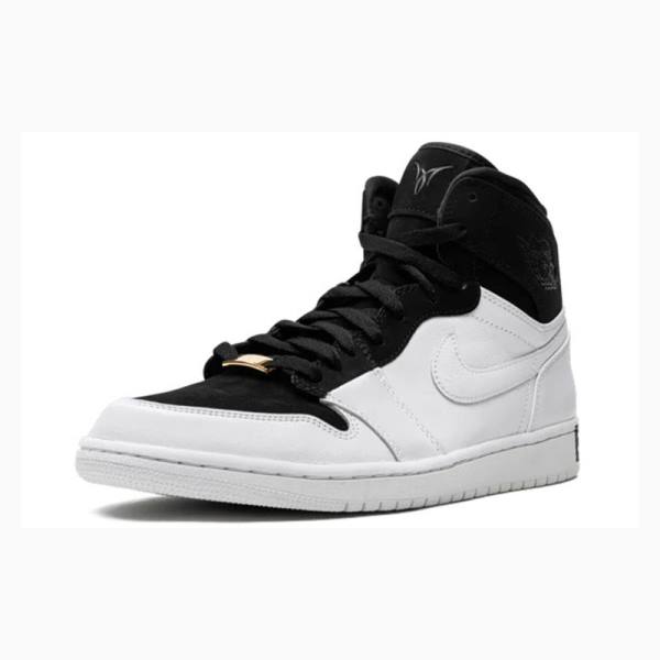 Nike Retro High Equality Koripallokengät Miesten Air Jordan 1 Mustat Valkoinen | JD-365LI