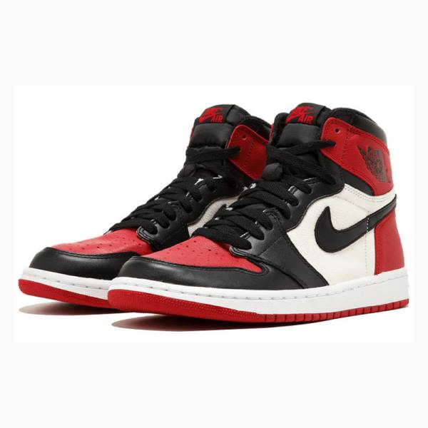 Nike Retro High OG Bred Varvas Koripallokengät Miesten Air Jordan 1 Punainen Mustat | JD-269YW