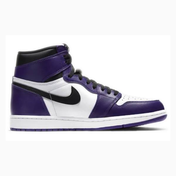 Nike Retro High OG Court Koripallokengät Miesten Air Jordan 1 Violetit | JD-314PZ