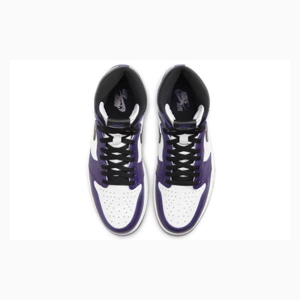 Nike Retro High OG Court Koripallokengät Miesten Air Jordan 1 Violetit | JD-314PZ