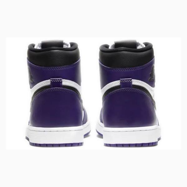 Nike Retro High OG Court Koripallokengät Miesten Air Jordan 1 Violetit | JD-314PZ