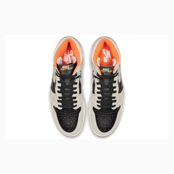 Nike Retro High OG Crimson Koripallokengät Miesten Air Jordan 1 Harmaat Mustat | JD-806MD
