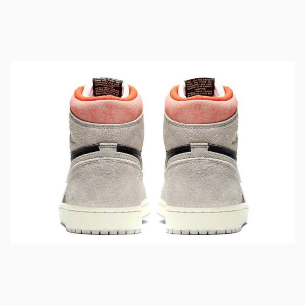 Nike Retro High OG Crimson Koripallokengät Miesten Air Jordan 1 Harmaat Mustat | JD-806MD
