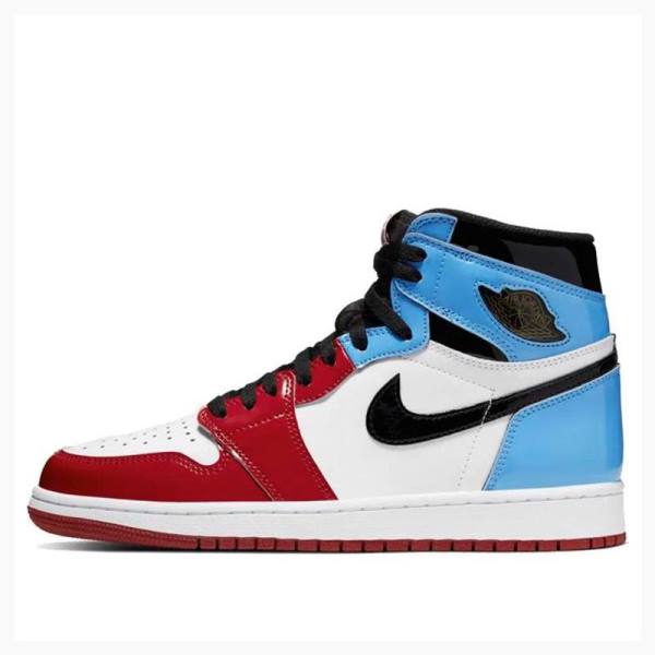Nike Retro High OG Fearless UNC Chicago Koripallokengät Miesten Air Jordan 1 Valkoinen Punainen Sininen | JD-098IR