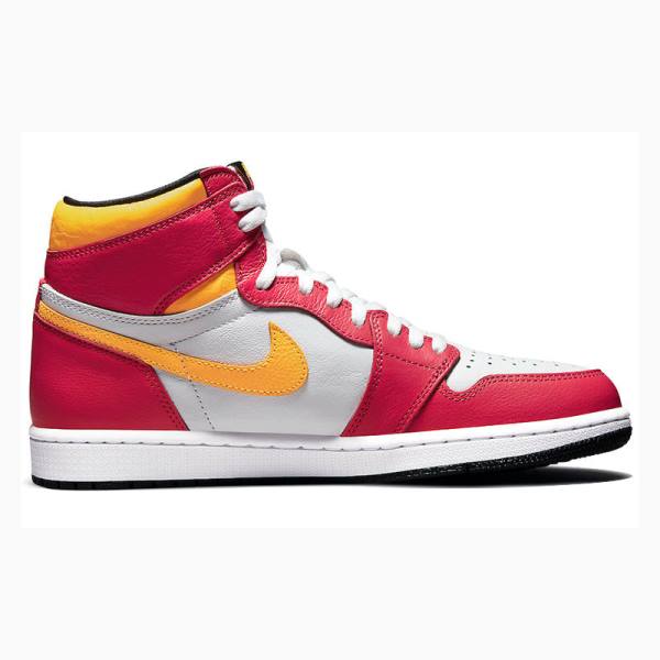 Nike Retro High OG Koripallokengät Miesten Air Jordan 1 Punainen Keltainen | JD-129SM