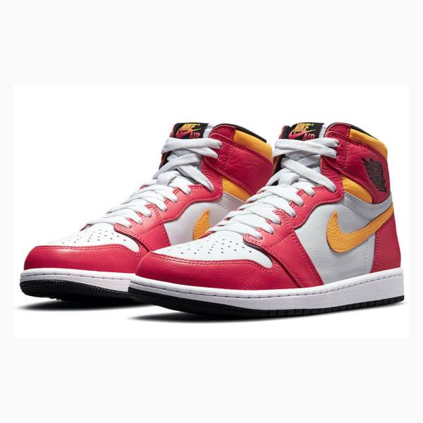 Nike Retro High OG Koripallokengät Miesten Air Jordan 1 Punainen Keltainen | JD-129SM
