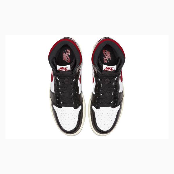 Nike Retro High OG Koripallokengät Miesten Air Jordan 1 Mustat Valkoinen Punainen | JD-176CH