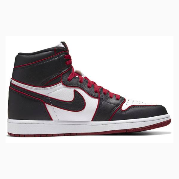 Nike Retro High OG Koripallokengät Miesten Air Jordan 1 Mustat Valkoinen Punainen | JD-543OX