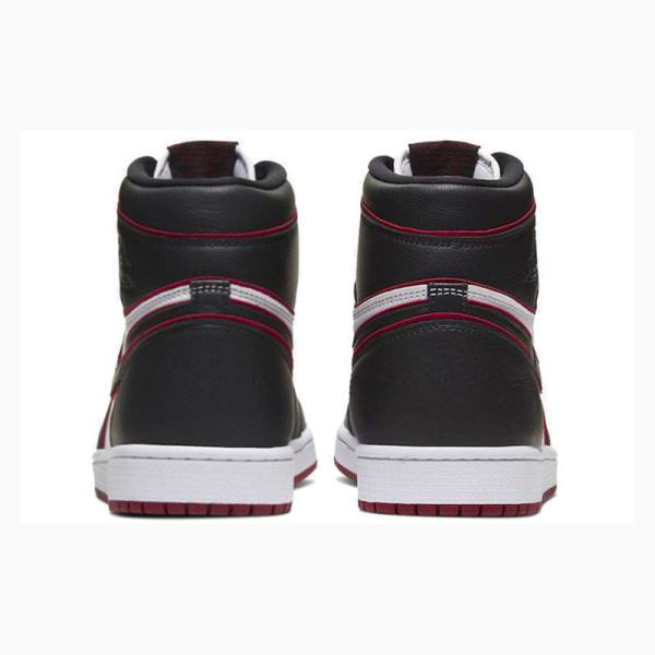 Nike Retro High OG Koripallokengät Miesten Air Jordan 1 Mustat Valkoinen Punainen | JD-543OX