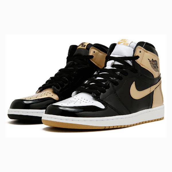 Nike Retro High OG NRG ComplexCon - Gold Top 3 Koripallokengät Miesten Air Jordan 1 Mustat Punainen | JD-895PQ