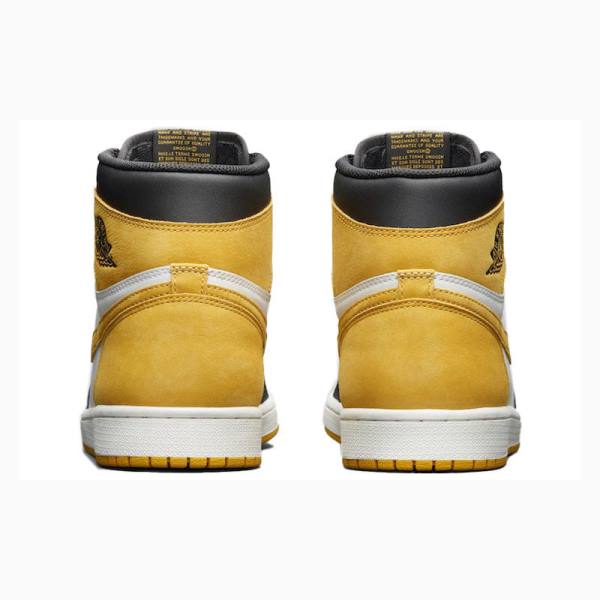 Nike Retro High OG Ochre Koripallokengät Miesten Air Jordan 1 Valkoinen Mustat Kultaiset | JD-945MY