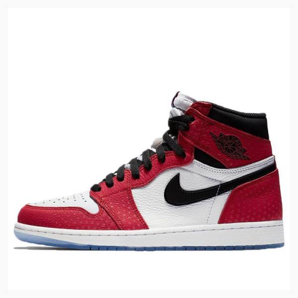 Nike Retro High OG Origin Story Koripallokengät Miesten Air Jordan 1 Punainen Mustat | JD-293KL