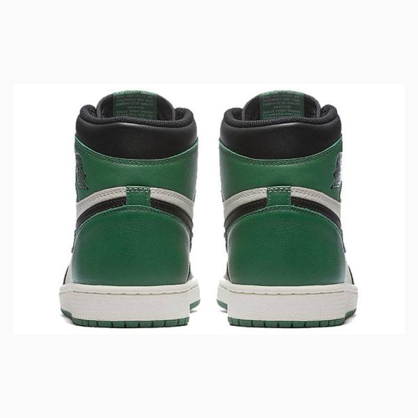 Nike Retro High OG Pine Koripallokengät Miesten Air Jordan 1 Vihreä Mustat | JD-518DN