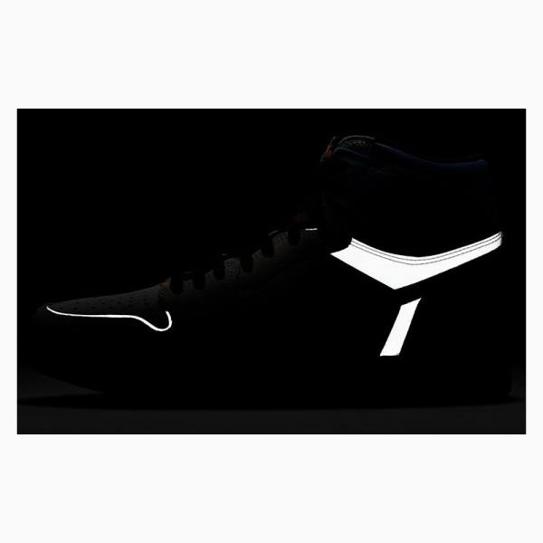 Nike Retro High OG Pro Prototype Koripallokengät Miesten Air Jordan 1 Harmaat Mustat Sininen | JD-490VN