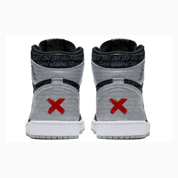 Nike Retro High OG Rebellionaire Koripallokengät Miesten Air Jordan 1 Mustat Harmaat | JD-819QH