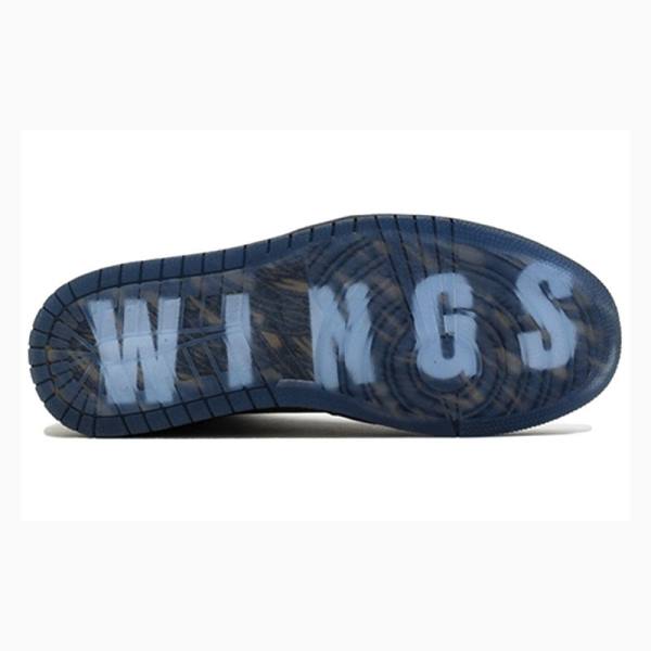 Nike Retro High OG Wings Koripallokengät Miesten Air Jordan 1 Kultaiset | JD-603BK