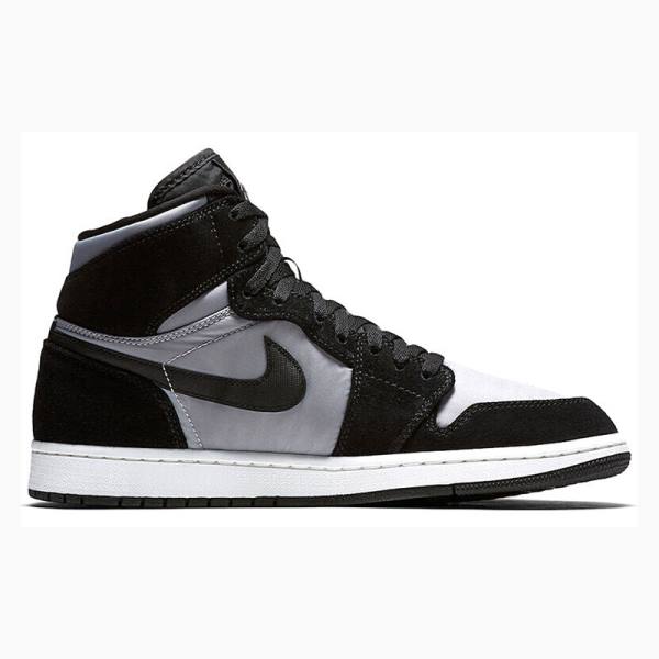 Nike Retro High PREM Koripallokengät Miesten Air Jordan 1 Harmaat Mustat | JD-804BE