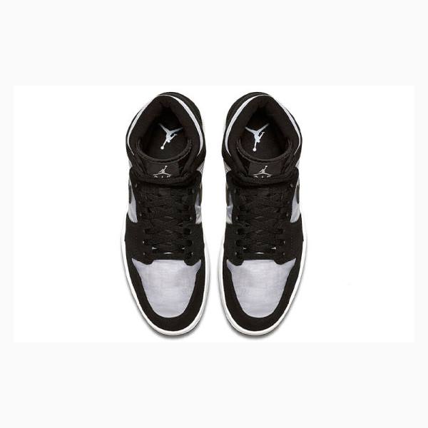 Nike Retro High PREM Koripallokengät Miesten Air Jordan 1 Harmaat Mustat | JD-804BE