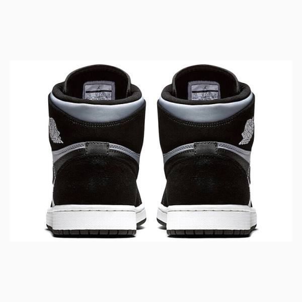 Nike Retro High PREM Koripallokengät Miesten Air Jordan 1 Harmaat Mustat | JD-804BE