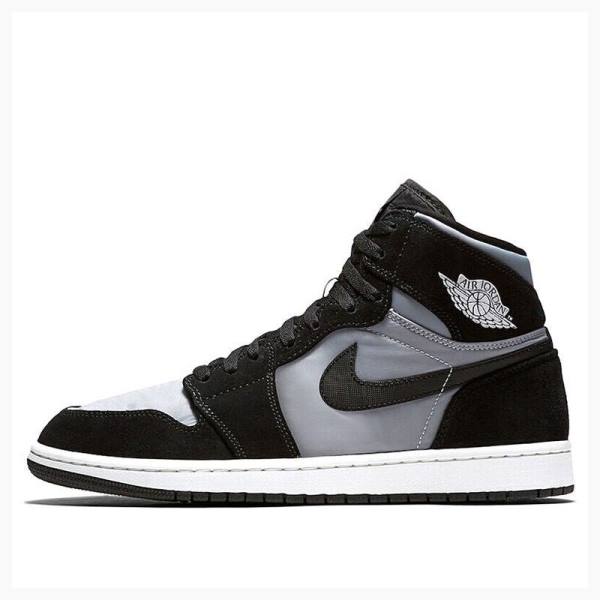 Nike Retro High PREM Koripallokengät Miesten Air Jordan 1 Harmaat Mustat | JD-804BE