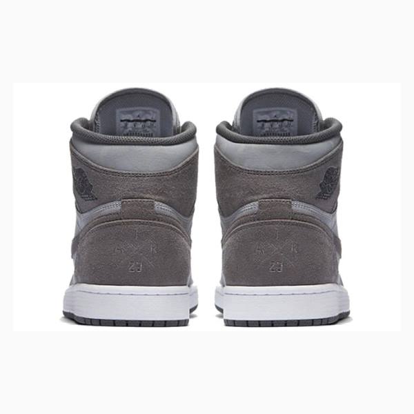 Nike Retro High Premium 'Grey Camo' Koripallokengät Miesten Air Jordan 1 Harmaat Ruskea | JD-750EL