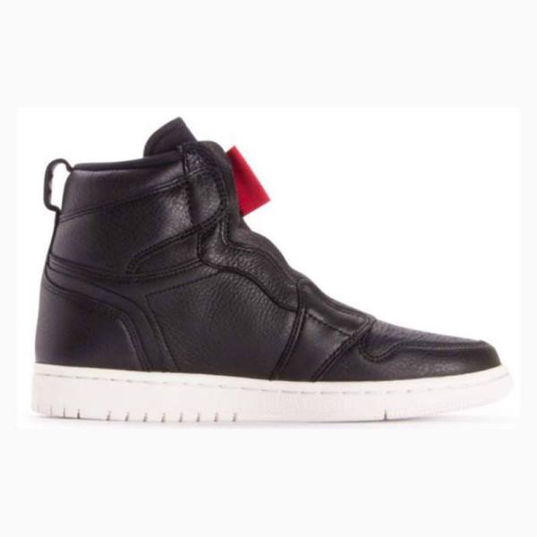Nike Retro High Zip 'Black' Phantom-Gym Koripallokengät Naisten Air Jordan 1 Mustat Punainen | JD-638IW