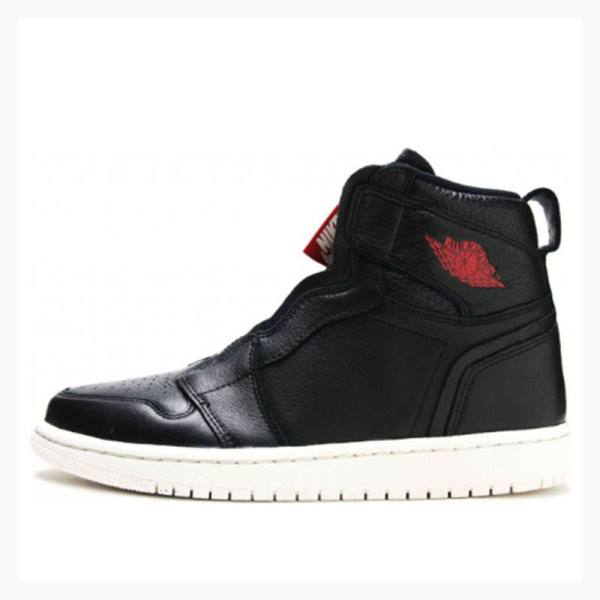 Nike Retro High Zip \'Black\' Phantom-Gym Koripallokengät Naisten Air Jordan 1 Mustat Punainen | JD-638IW