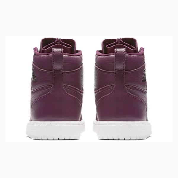 Nike Retro High Zip Bordeaux Koripallokengät Naisten Air Jordan 1 Violetit | JD-268BU
