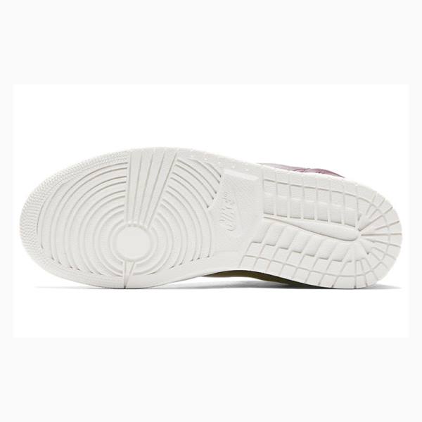 Nike Retro High Zip Bordeaux Koripallokengät Naisten Air Jordan 1 Violetit | JD-268BU