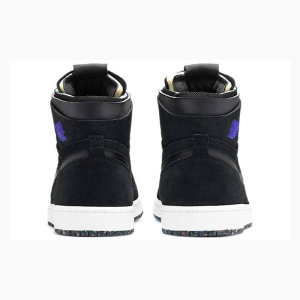 Nike Retro High Zoom Court Koripallokengät Miesten Air Jordan 1 Mustat Violetit | JD-603OF
