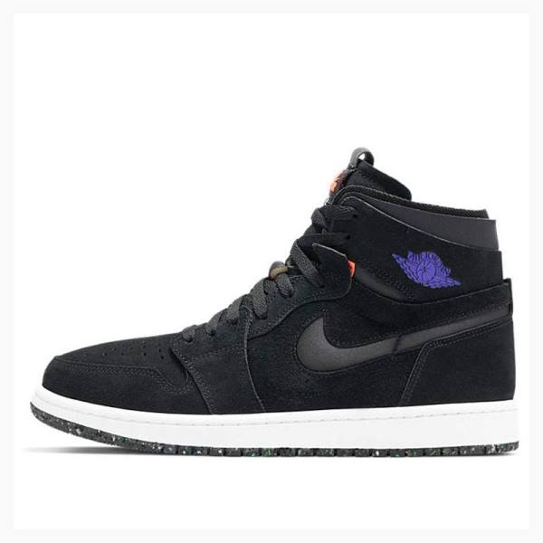 Nike Retro High Zoom Court Koripallokengät Miesten Air Jordan 1 Mustat Violetit | JD-603OF
