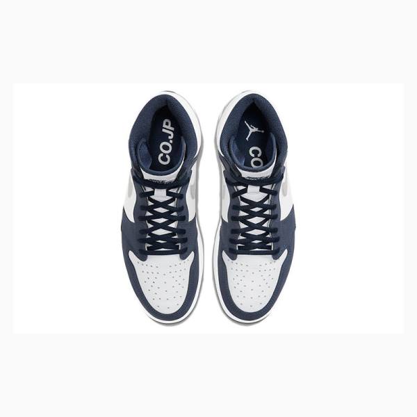 Nike Retro High co.JP 'Midnight Navy' Suitcase Special Box Koripallokengät Miesten Air Jordan 1 Laivastonsininen | JD-439HG