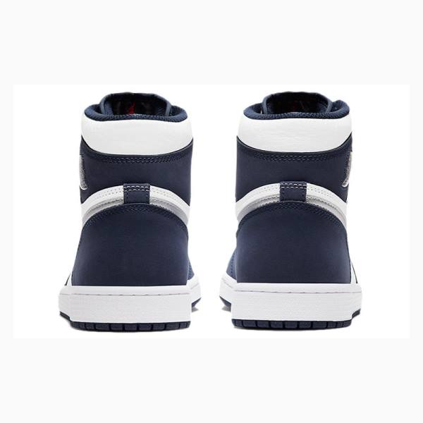 Nike Retro High co.JP 'Midnight Navy' Suitcase Special Box Koripallokengät Miesten Air Jordan 1 Laivastonsininen | JD-439HG