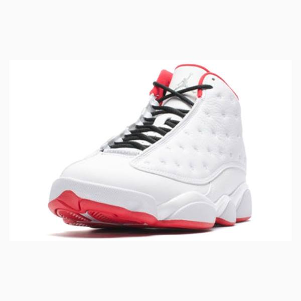 Nike Retro History of Flight Koripallokengät Miesten Air Jordan 13 Valkoinen Punainen | JD-162YG